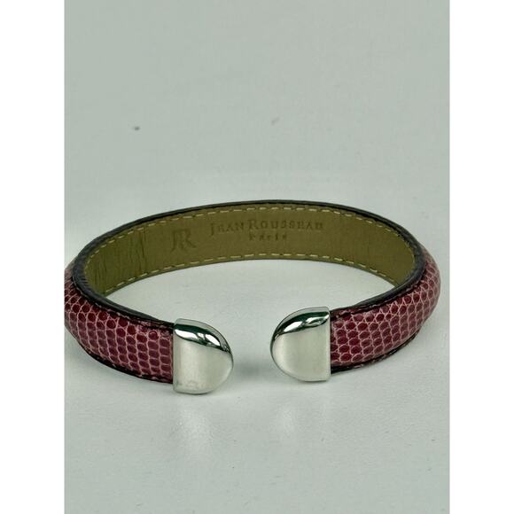 Jean Rousseau NEPTUNE BRACELET INDIAN PINK SHINY Snake - Picture 3 of 4